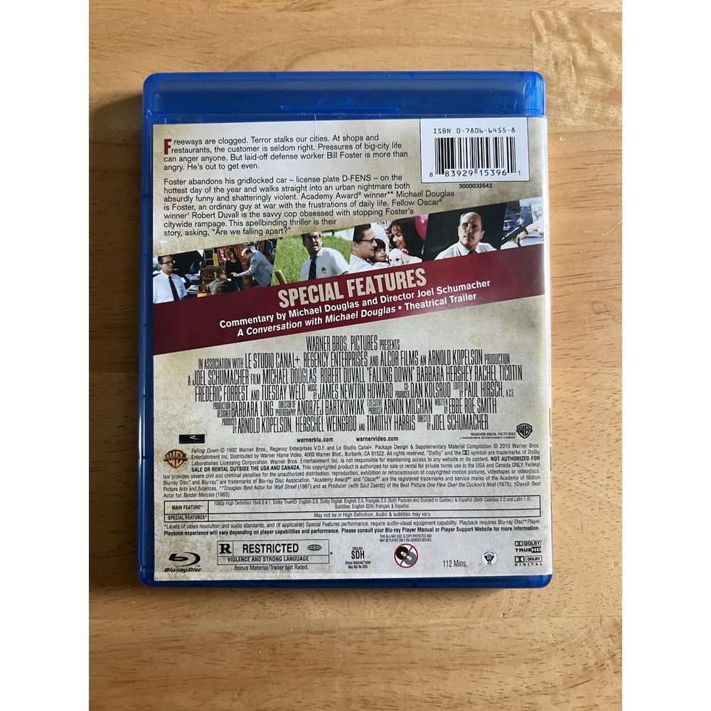 Falling Down Blu-ray Michael Douglas